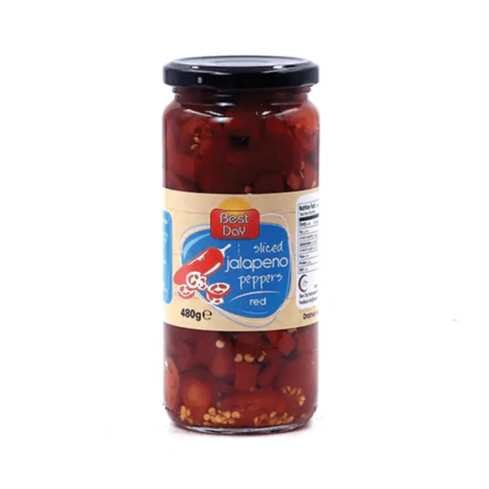 Best Day Red Jalapeno Pepper Slices (480g)