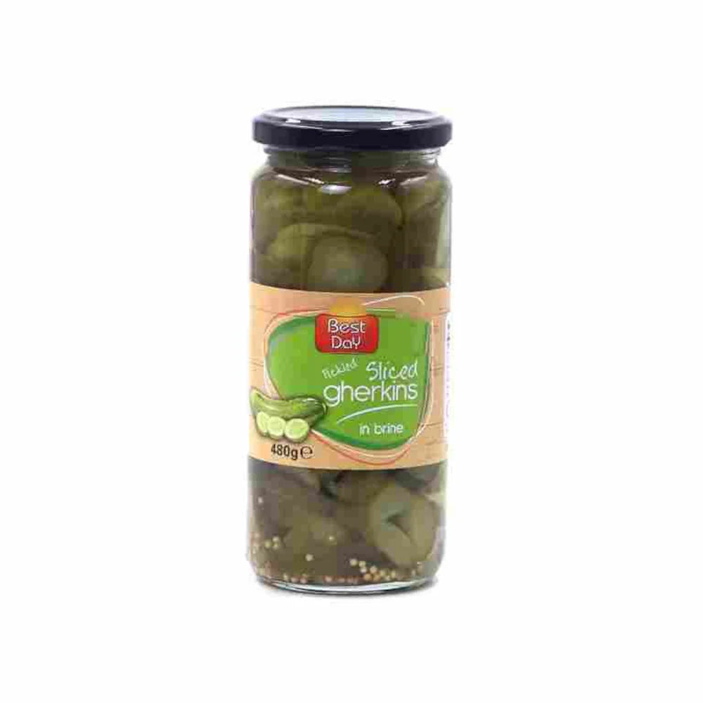 Best Day Sliced Gherkins (480g)