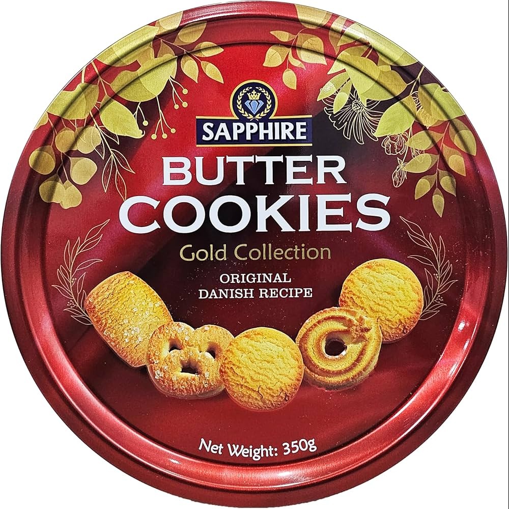 Danish Style Butter Cookies (Gold) 400g