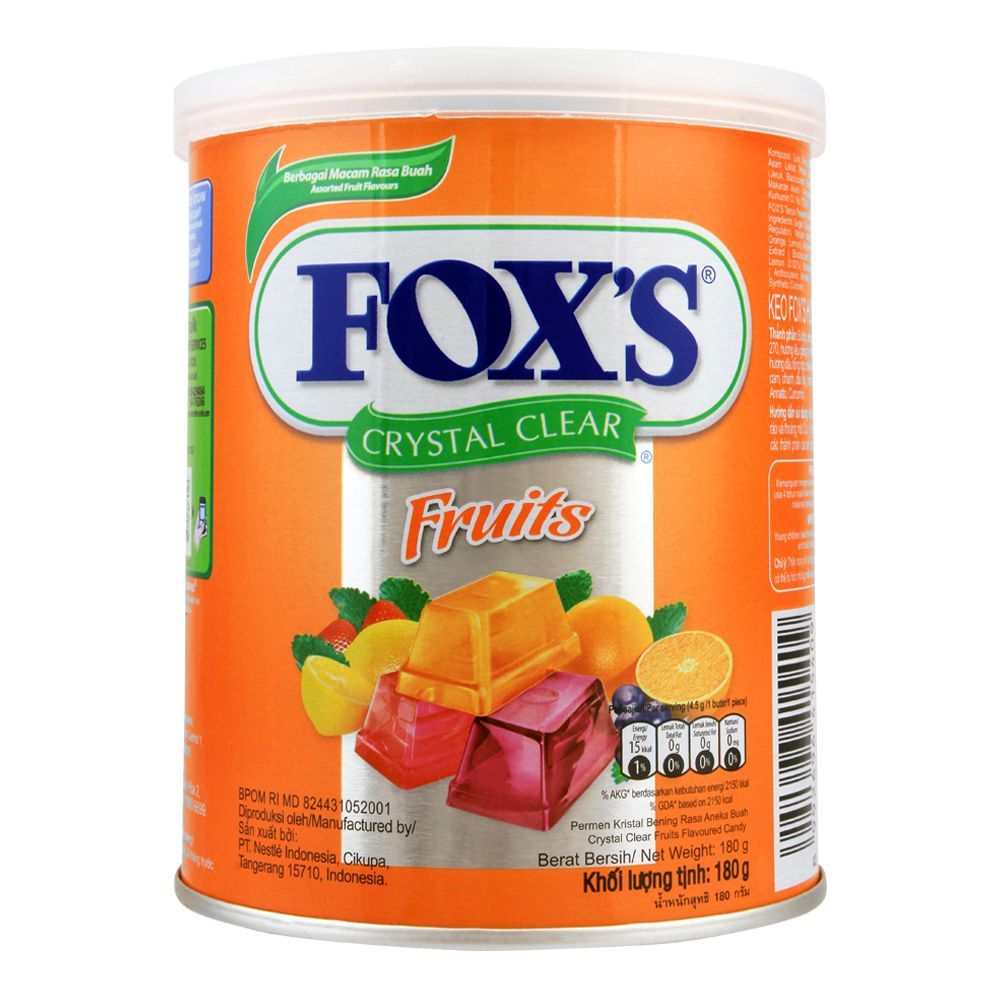 Fox's Fruit Candy Tin 180gm