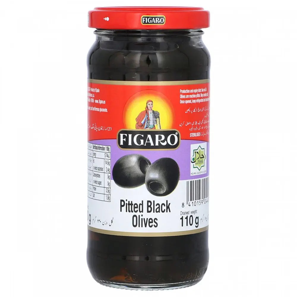 Figaro Olives Pitted Black 110gm/244gm