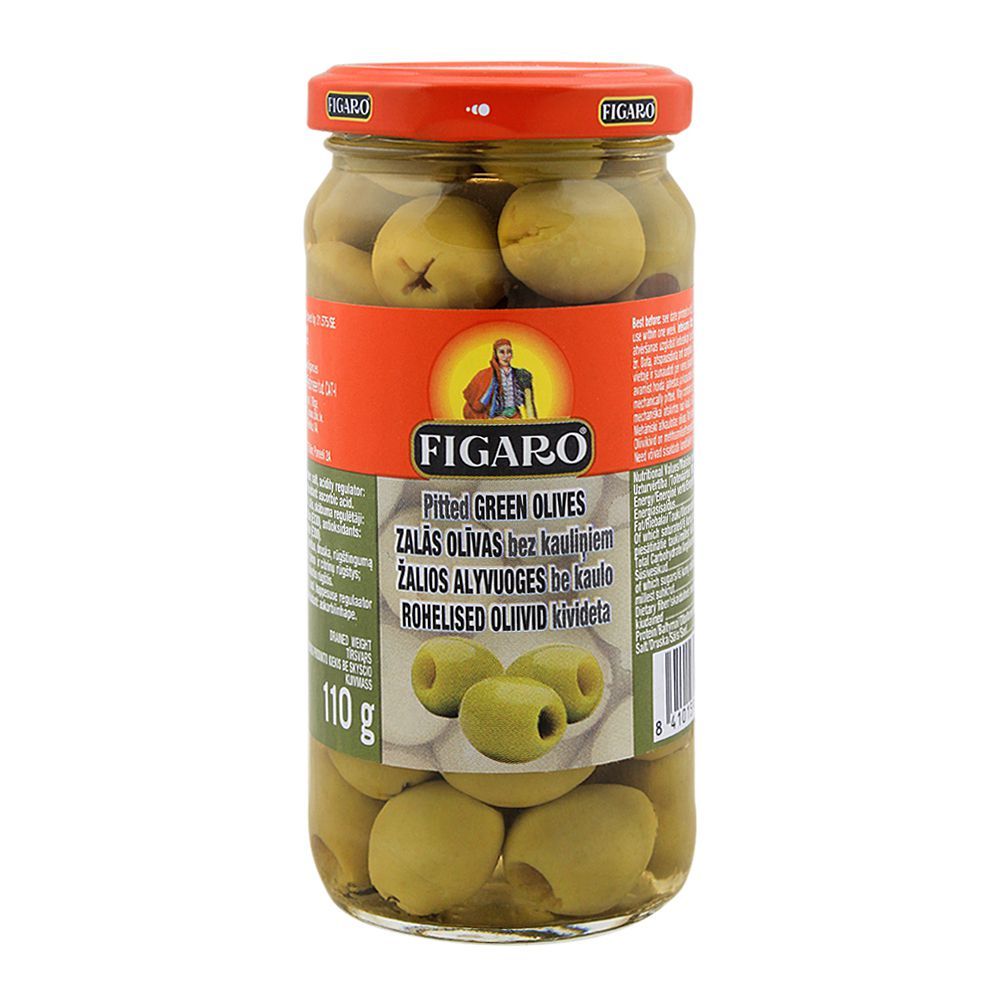 Figaro Olives Pitted Green 110gm/244gm