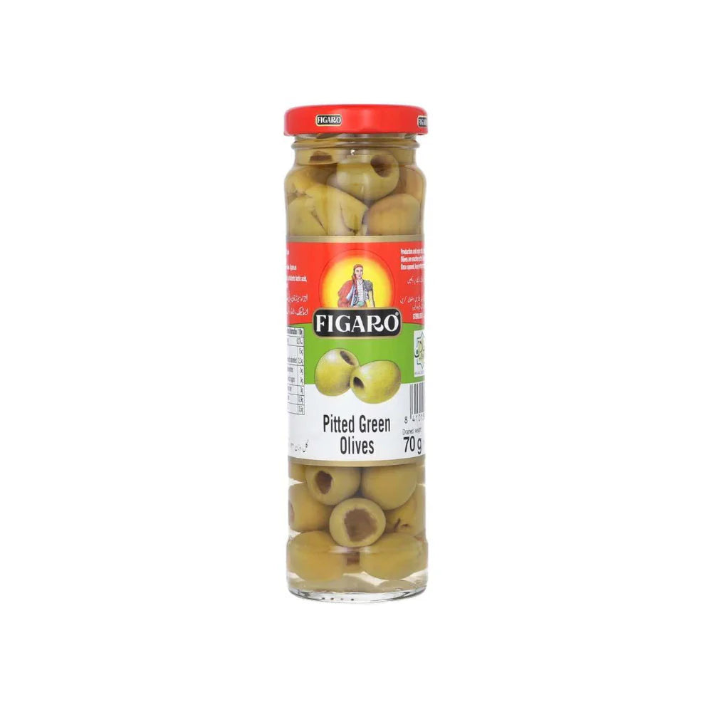 Figaro Olives Pitted Green 70gm/142gm