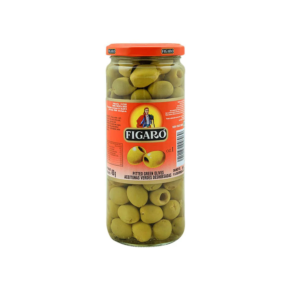 Figaro Olives Pitted Green 212gm/450gm