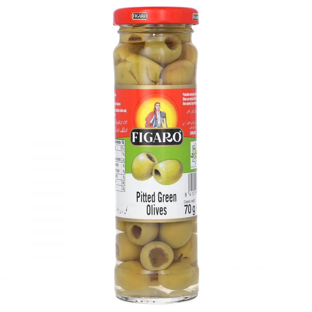 Figaro Olives Pitted Green 70gm/142gm