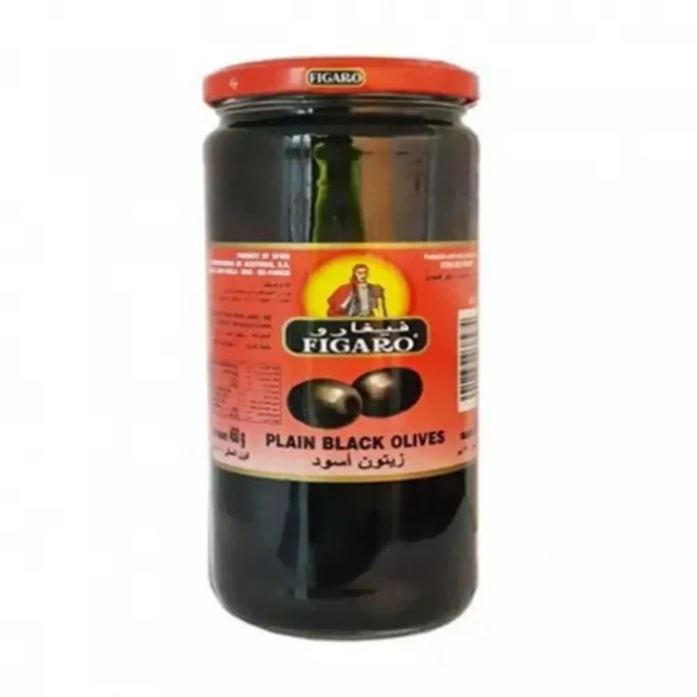 Figaro Olives Plain Black 575gm/935gm