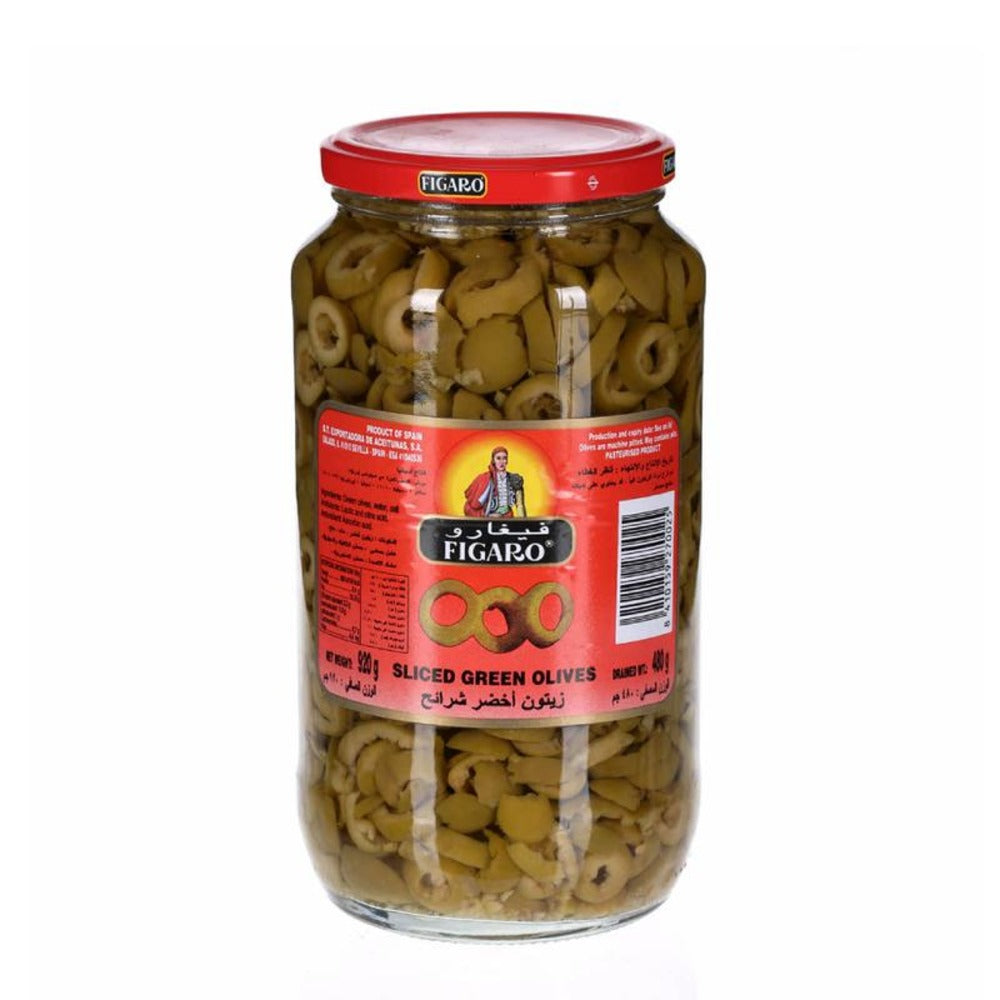 Figaro Olives Sliced Green 480gm/935gm