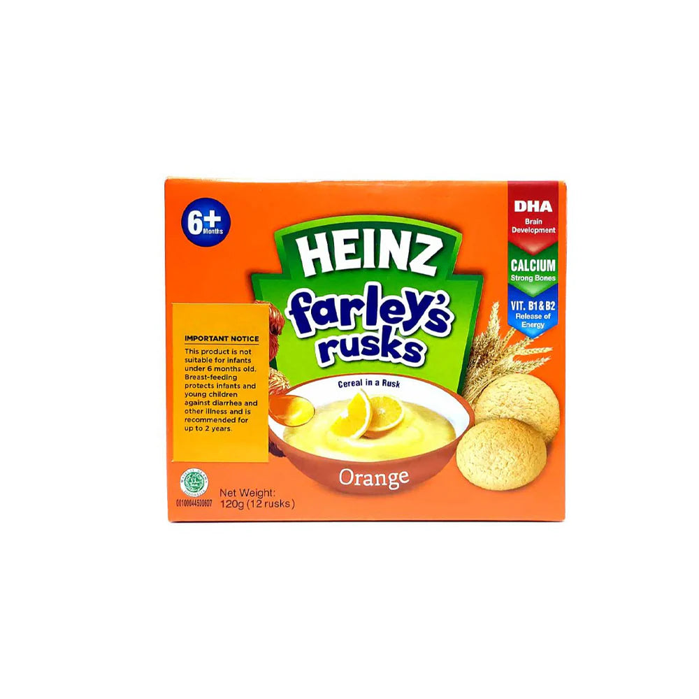 Heinz Farley's Orange Rusks - 120g