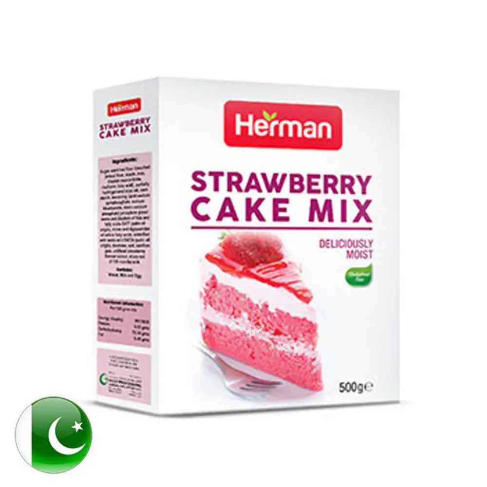 Herman Strawberry Cake Mix - 500g