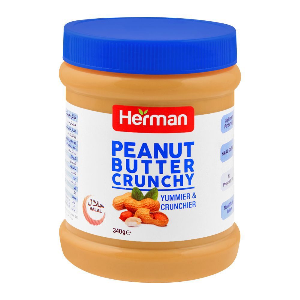 Herman Peanut Butter Crunchy - 340g