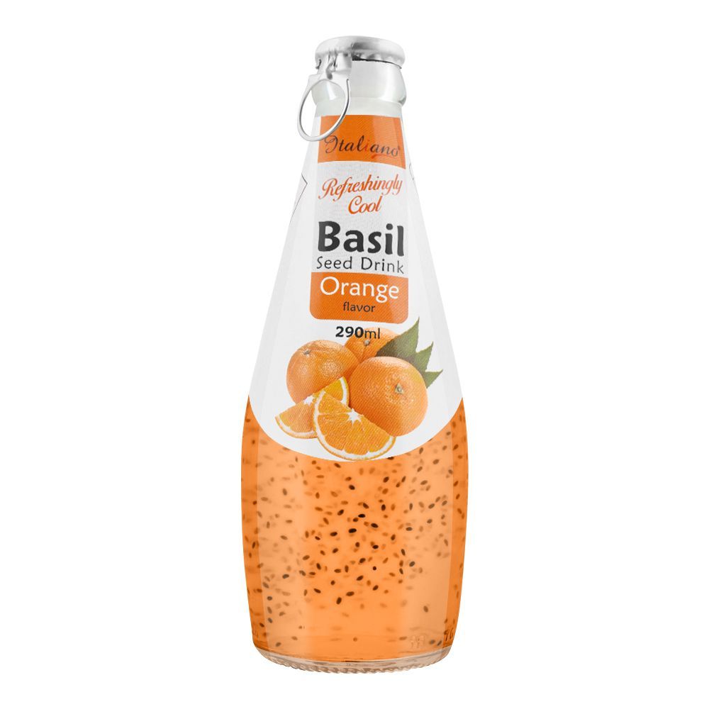 Italiano Basil Seeds Drink Orange