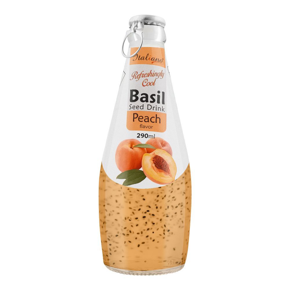 Italiano Basil Seeds Drink Peach