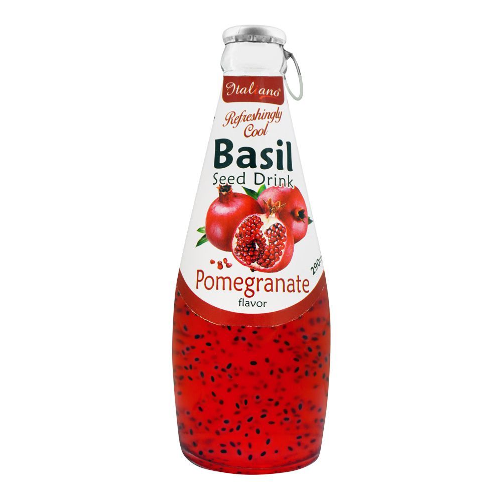 Italiano Basil Seeds Drink Pomegranate