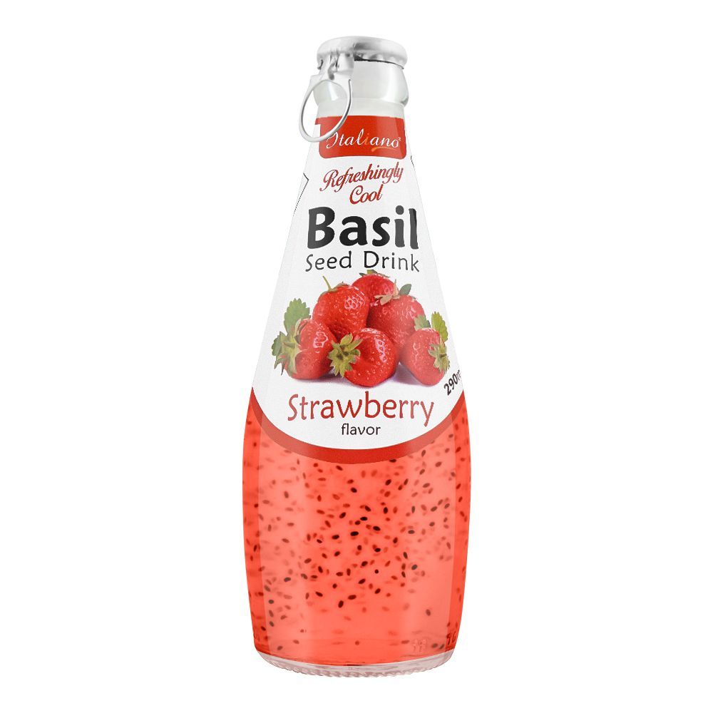 Italiano Basil Seeds Drink Strawberry