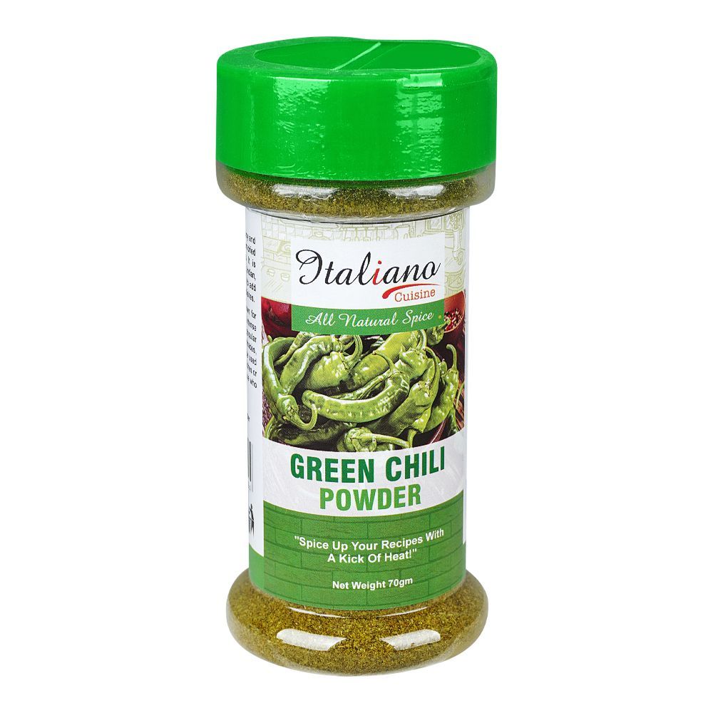 Italiano Green Chilli Powder 70gm