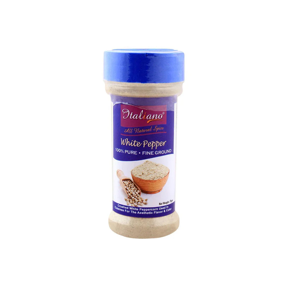 Italiano White Pepper Powder 70gm