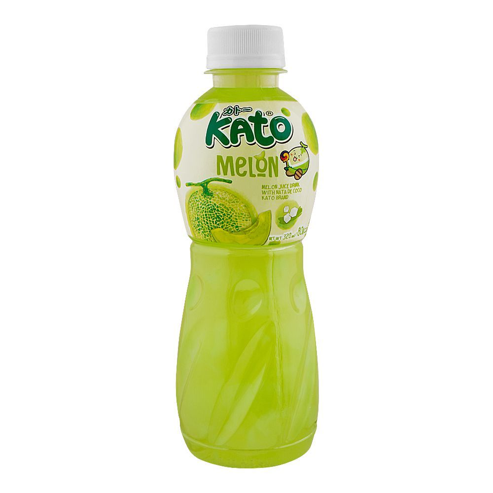 Melon Juice with Nata De Coco 320ml KATO Thailand