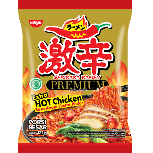 NISSIN Gekikara Hot Chicken 120GM