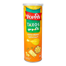 Poppin Taxos Extra Cheese Potato Crisps 110g