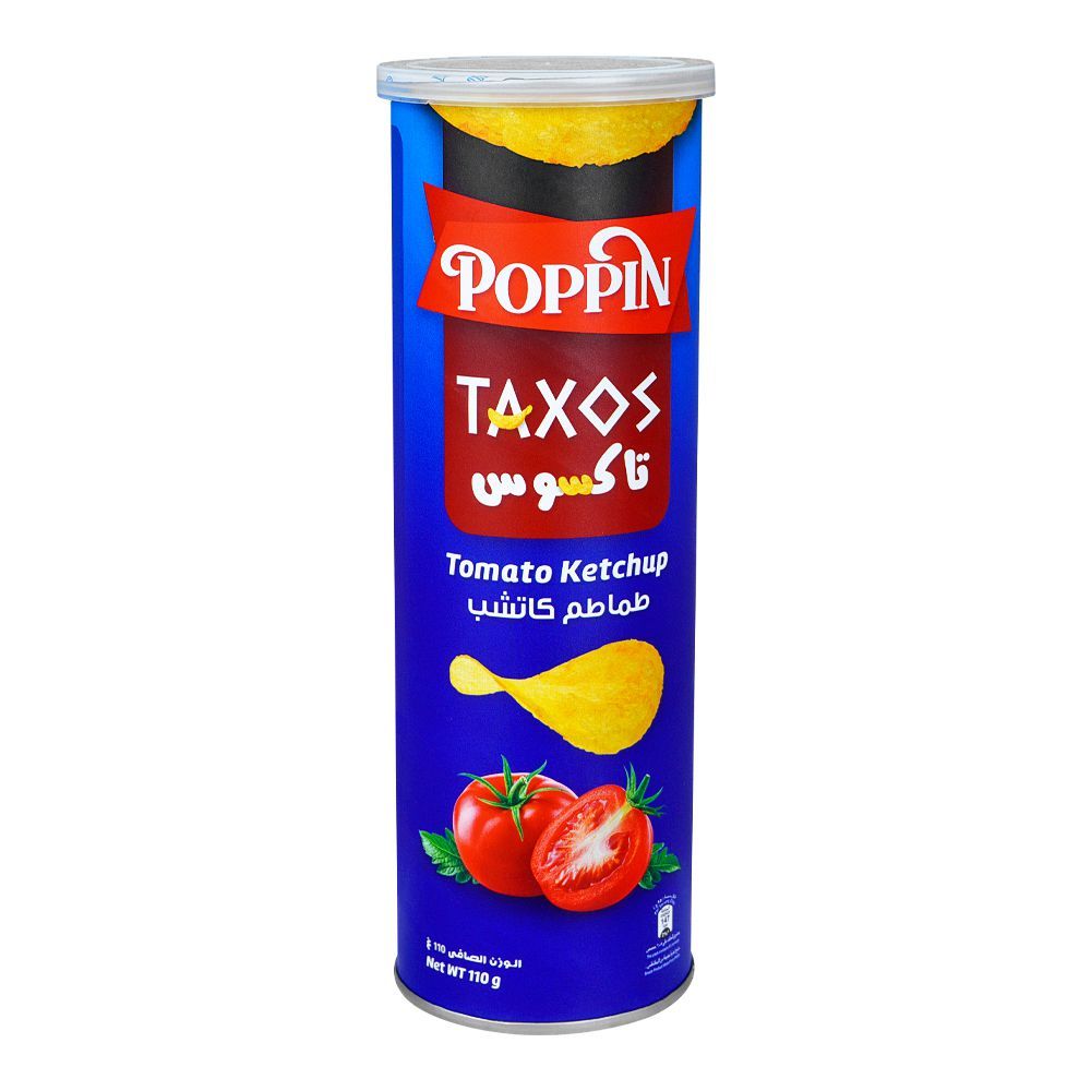 Poppin Taxos Tomato Potato Crisps 110g