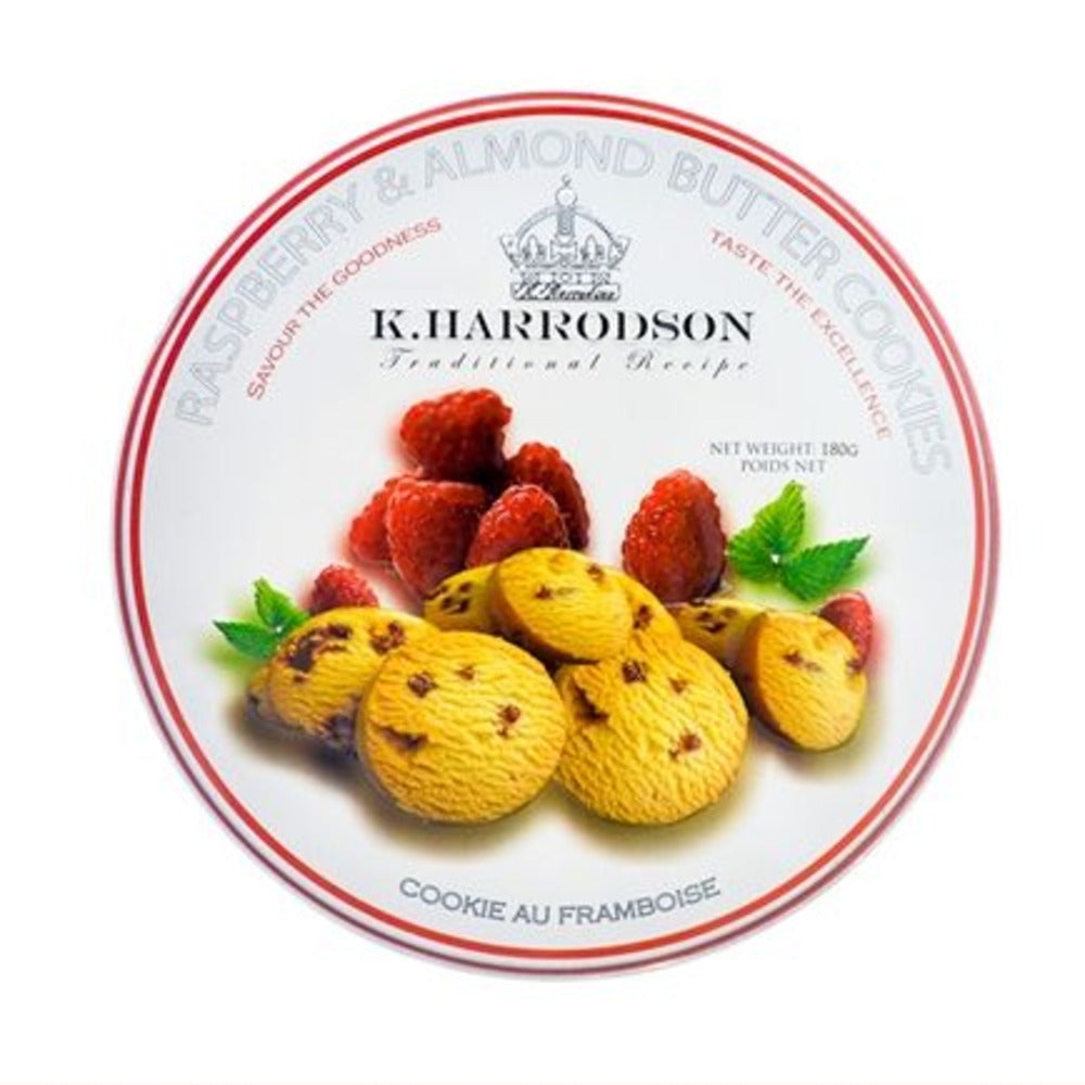 K. Harrodson Raspberry & Almond Butter Cookies 400g