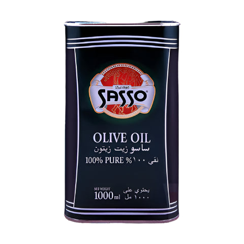 Sasso Pure Olive Oil - 1L Tin