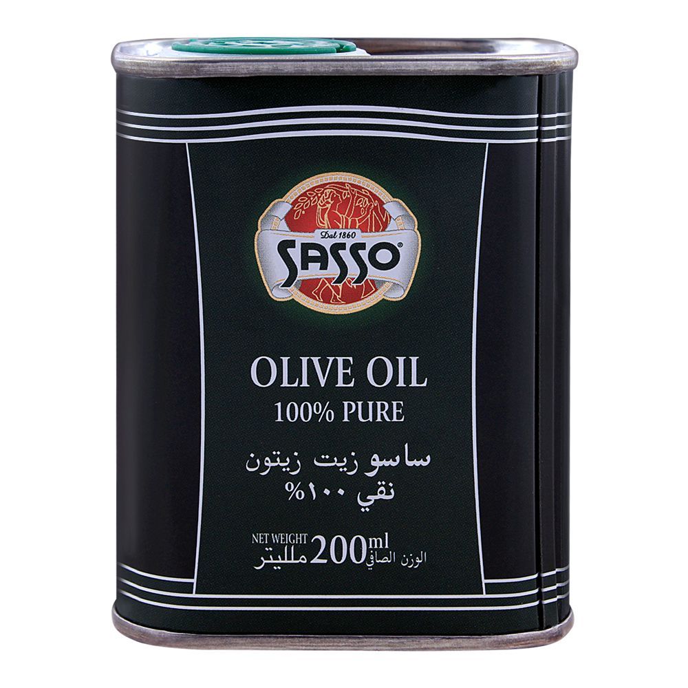 Sasso Pure Olive Oil - 200ml Tin