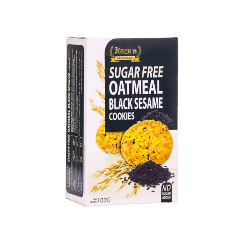 KAER's Sugar-Free Oatmeal Sesame Cookies 100g