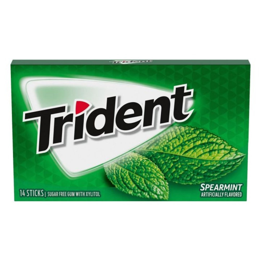 Trident Spearmint Gum - 14'S (USA)