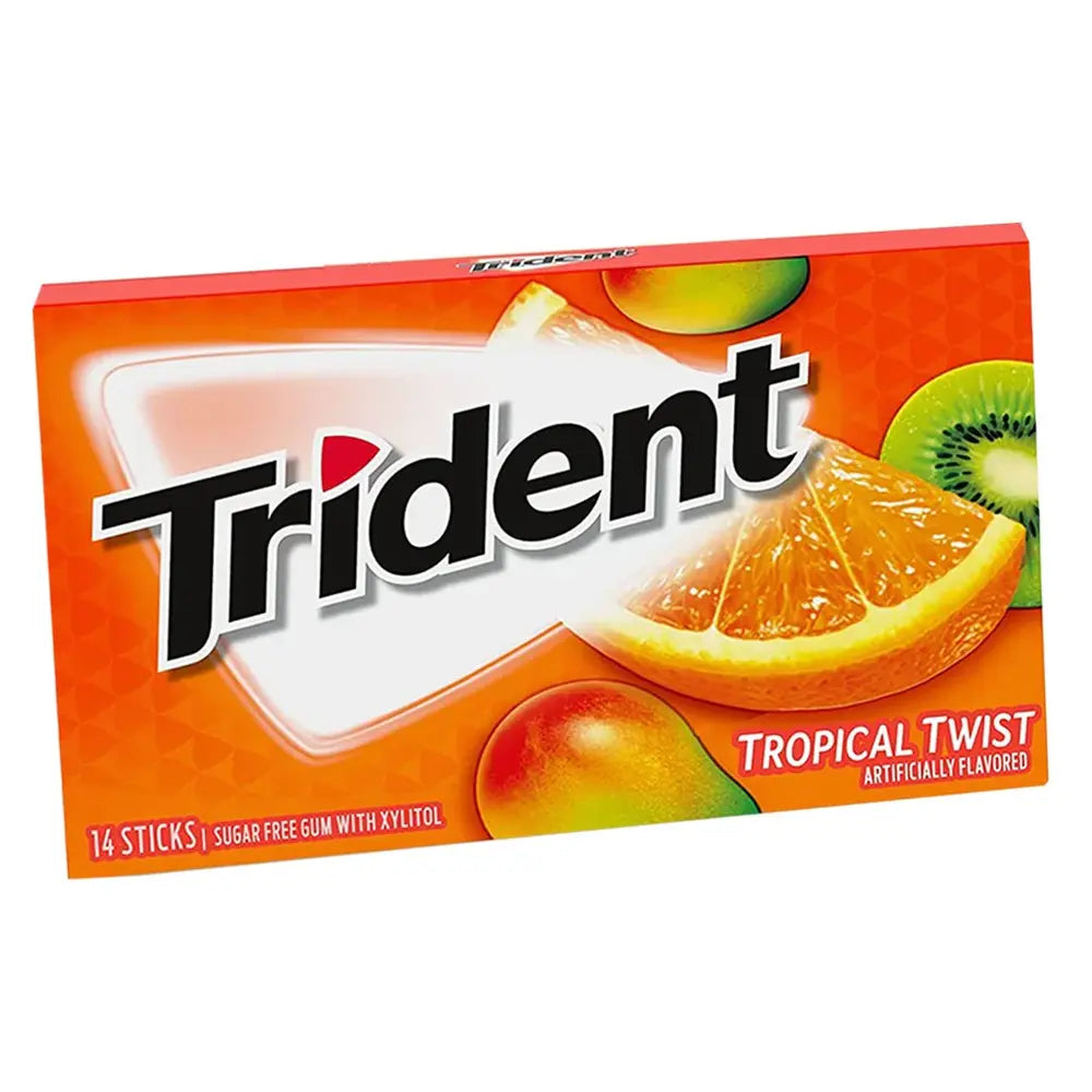 Trident Tropical Twist Gum - 14'S (USA)