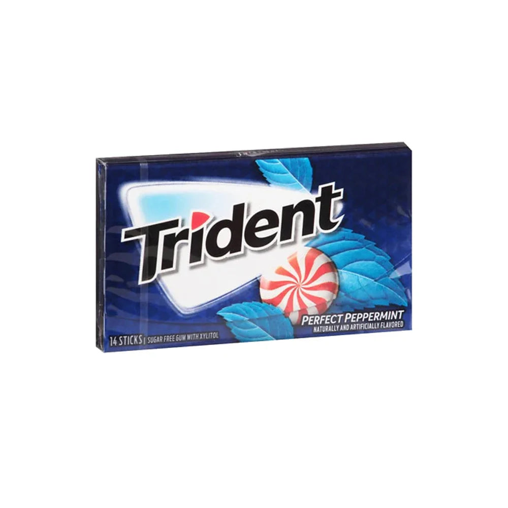 Trident Peppermint Gum - 14'S (USA)