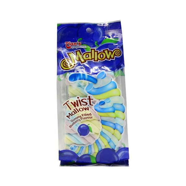 Tian's Mallow Filled Blueberry Flavor 120g