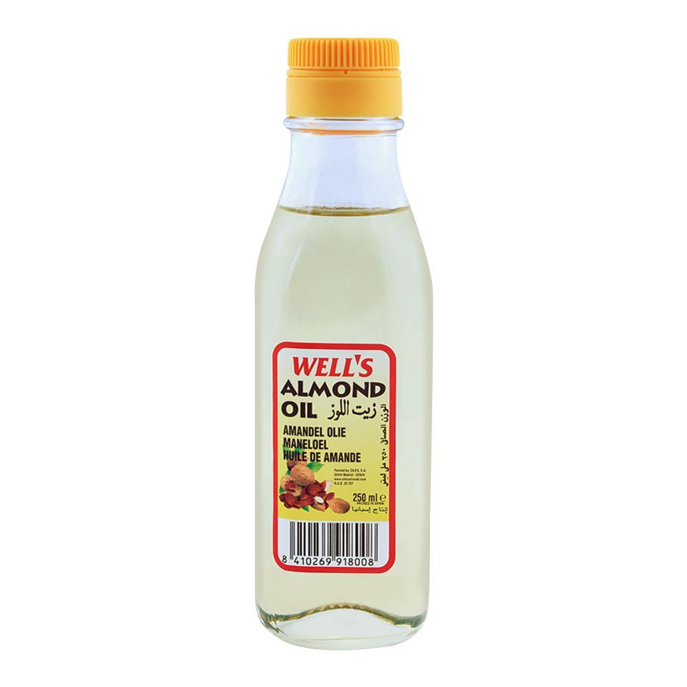 Wells Almond Oil - 250ml Bottle