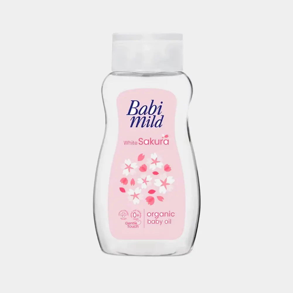 Babi Mild Baby Oil White Sakura 100ml